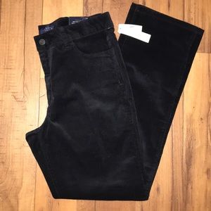 Talbots NWT black corduroy pants